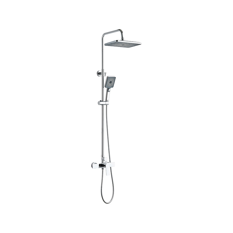 Mezclador de ducha para baño de lluvia cuadrado cromado LD-02
