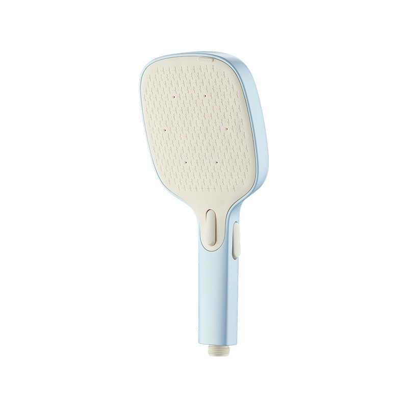 Cabezal de ducha de silicona líquida cuadrada de panel grande BG-125P con función de pistola pulverizadora con botón pulsador