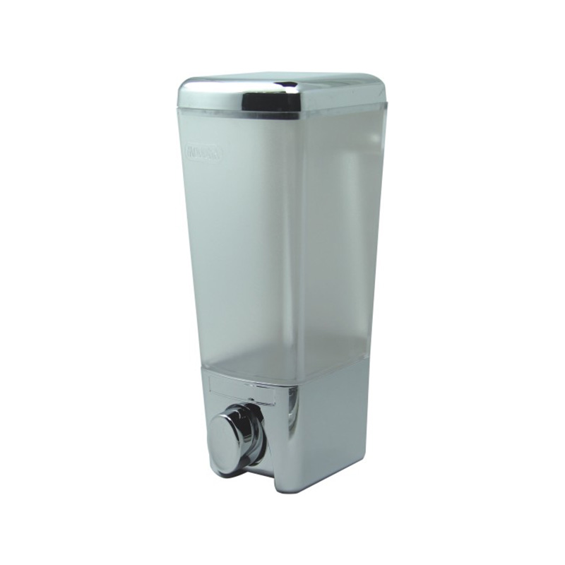 Dispensador de jabón líquido de pared esmerilado para botellas recargables TM-11 de 500 ml