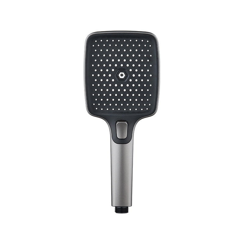 LD-259-1 Cabezal de ducha de mano cuadrado de silicona líquida de 3 funciones